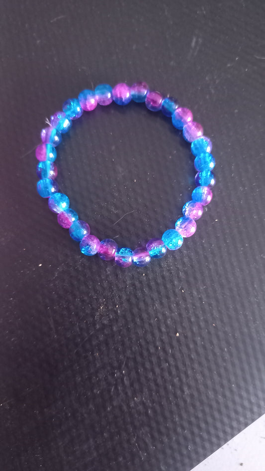 Pretty galaxy purple bracelet