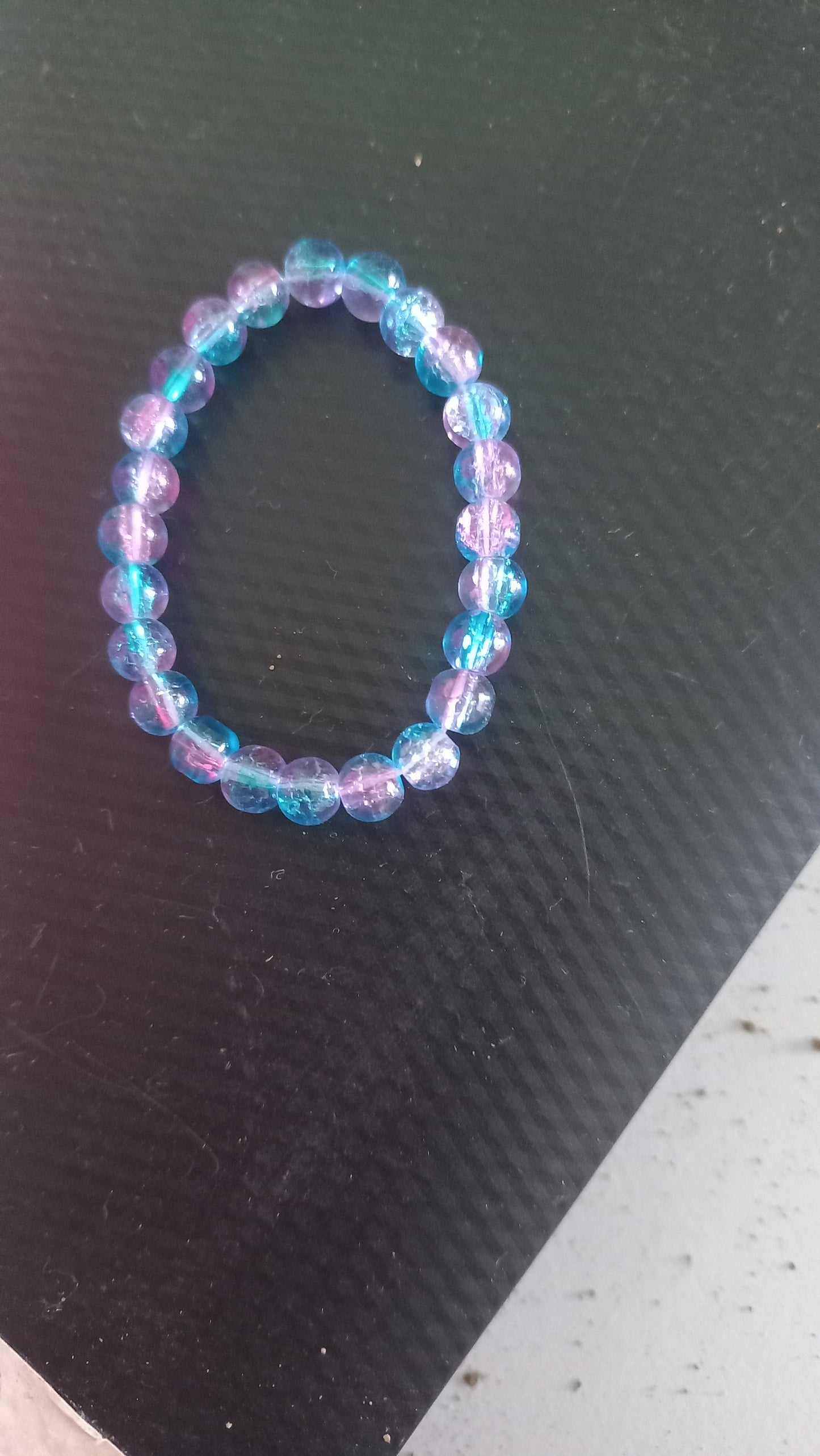 light blue galaxy bracelet